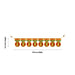God Picture Toran - 5.5 x 30 Inches | Welcome Golden Thoranam / Bandanwar/ Door Hanging Toran for Home - Toran