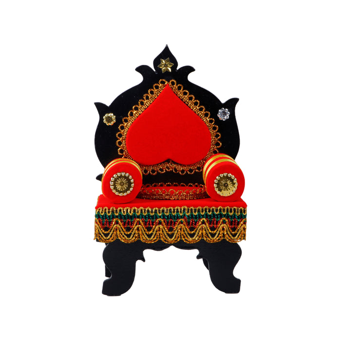 Singhasan  - 6  Inches |  Velvet Simhasanam/ Aasan for Deity