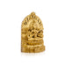 Saraswati Murti With Arch - 6 x 4 Inches | Resin Statue/ Gold Polish Saraswati Idol for Pooja/ 500 Gms Approx - Fibre Murties