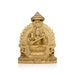 Simhasan Saraswati Murti - 5 x 4 Inches | Resin Statue/ Gold Polish Saraswati Idol for Pooja/ 300 Gms Approx - Fibre Murties