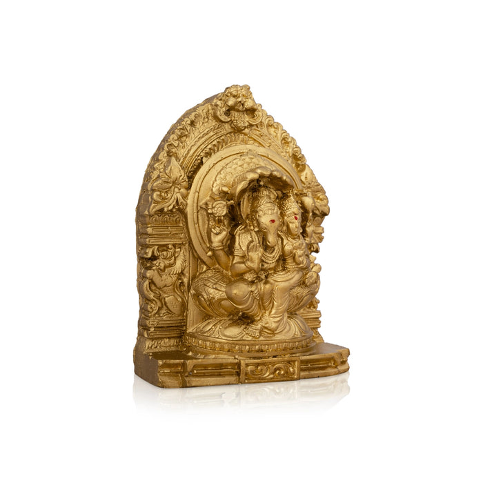 Lakshmi Hayagreevar Idol With Arch - 4.5 x 3.25 Inches | Resin Statue/ Lakshmi Hayagriva Statue for Pooja/ 266 Gms