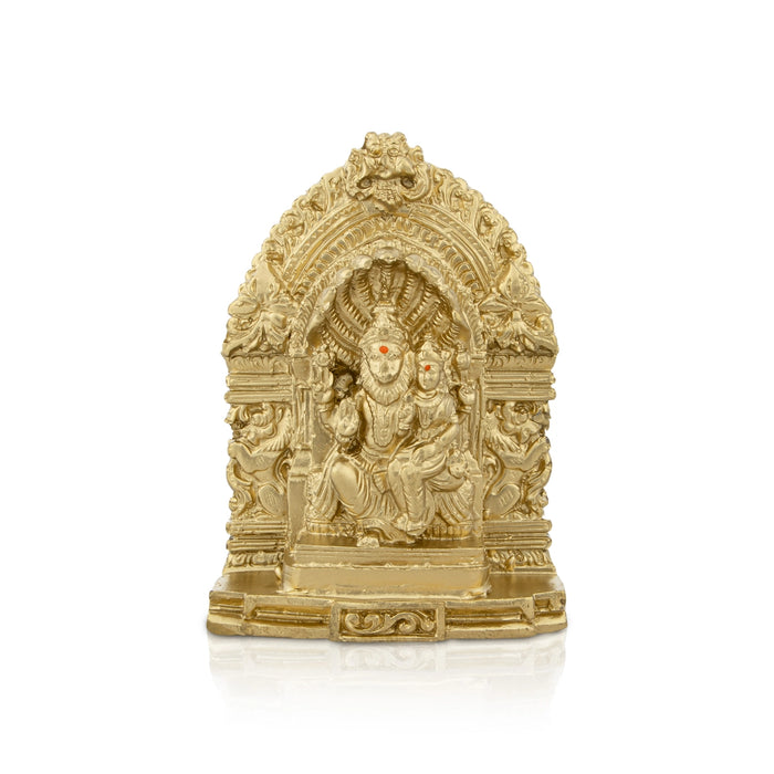 Lakshmi Narasimha Swamy Vigraham With Arch| Resin Statue/ Lakshmi Narasimha Idol for Pooja - Fibre Murties