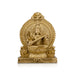 Saraswati Murti With Arch - 4.5 x 3.25 Inches | Resin Statue/ Gold Polish Saraswati Idol for Pooja/ 217 Gms - Fibre Murties