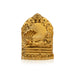 Ranganatha Swamy Idol With Arch - 4.5 x 3.25 Inches | Resin Statue/ Gold Polish Ranganatha Statue for Pooja - Fibre Murties
