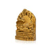 Ranganatha Swamy Idol With Arch - 4.5 x 3.25 Inches | Resin Statue/ Gold Polish Ranganatha Statue for Pooja - Fibre Murties