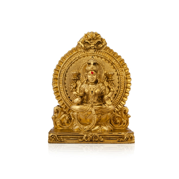 Lakshmi Idol With Arch - 4.5 x 3.25 Inches | Resin Statue/ Laxmi Murti/ Lakshmi Murti for Pooja/ 205 Gms Approx