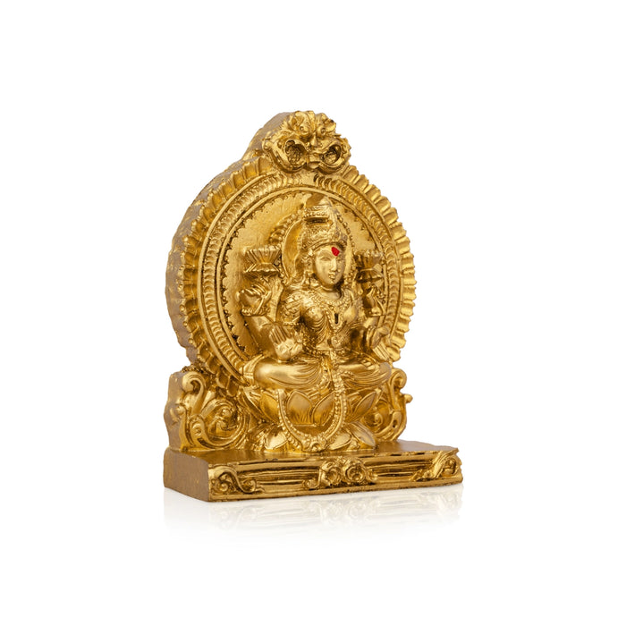 Lakshmi Idol With Arch - 4.5 x 3.25 Inches | Resin Statue/ Laxmi Murti/ Lakshmi Murti for Pooja/ 205 Gms Approx