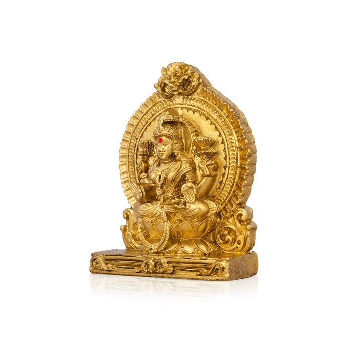 Lakshmi Idol With Arch - 4.5 x 3.25 Inches | Resin Statue/ Laxmi Murti/ Lakshmi Murti for Pooja/ 205 Gms Approx