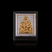 Ganesh Murti Acrylic Photo Stand- 3.5 X 3 Inches | Gold Polish Car Stand/ Picture Stand For Car Dashboard Decor - Car Stand & Car Accessories