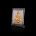 Ganesh Murti Acrylic Photo Stand- 3.5 X 3 Inches | Gold Polish Car Stand/ Picture Stand For Car Dashboard Decor - Car Stand & Car Accessories