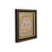 Lakshmi Ganesh Murti Photo Frame With Back Stand - 5.5 X 5 Inches | Gold Polish Wall Picture Frame For Home - Hindu God Photos & Frames