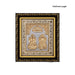 Lakshmi Ganesh Murti Photo Frame With Back Stand - 5.5 X 5 Inches | Gold Polish Wall Picture Frame For Home - Hindu God Photos & Frames