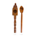 Havan Spoon Set - 18 x 3 x 2 Inches | Havan Ghee Spoon/ Homam Spoon/ Wooden Hawan Spoon for Pooja - Panchapatra & Uddarani