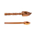 Havan Spoon Set - 18 x 3 x 2 Inches | Havan Ghee Spoon/ Homam Spoon/ Wooden Hawan Spoon for Pooja - Panchapatra & Uddarani