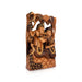 Radha Krishna Sitting Murti -12 x 8 Inches | Wooden God statue / Hindu God Murti Set / Radha Krishna Idol - Wooden Murties