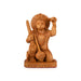Anjaneya Statue - 6 x 4 Inches | Wooden Statue/ Sittting Hanuman Statue/ Hanuman Murti for Pooja/ 230 Gms - Wooden Murties