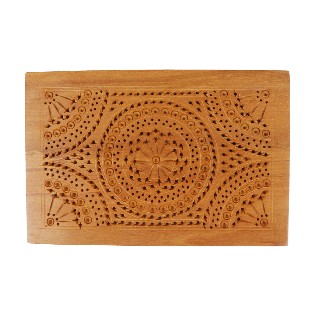 Wooden Box - 1 x 6 Inches | Jewel Box/ Jali Box/ Wooden Storage Box for Home