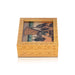 Wooden Jewellery Box - 3 x 3 Inches | Trinket Box/ Storage Box/ Gem Stone Box for Women - Handicraft Items