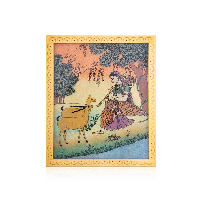 Wooden Jewellery Box - 6 x 5 Inches | Trinket Box/ Storage Box/ Gem Stone Box for Women - Handicraft Items