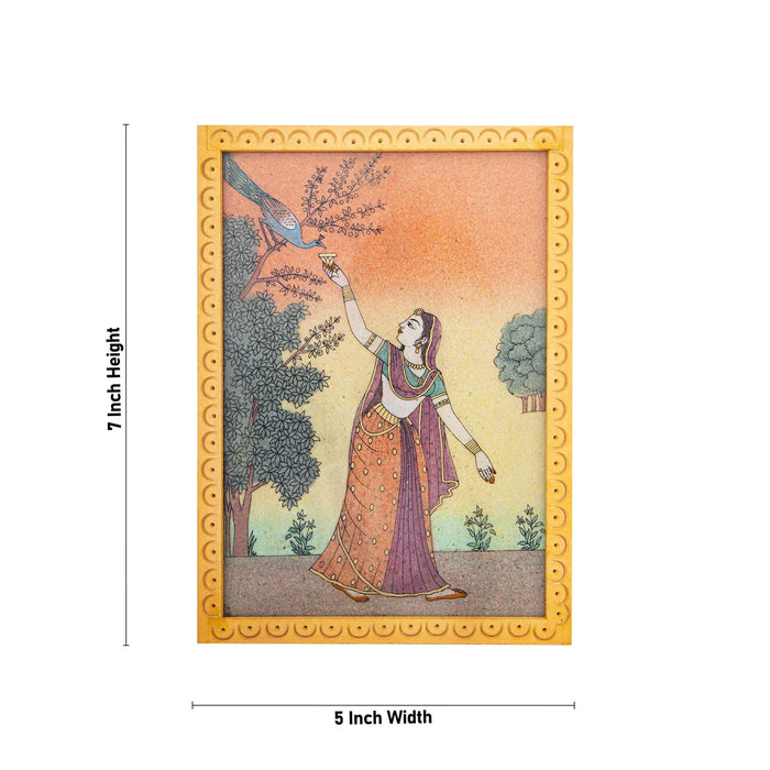 Wooden Jewellery Box - 7 x 5 Inches | Trinket Box/ Storage Box/ Gem Stone Box for Women - Handicraft Items