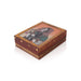 Shesham Gemstone Jewellery Box - 5 x 4 Inches | Gemstone Storage Box/ Wooden Box for Women & Gifting - Handicraft Items