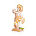 Lord Krishna Standing On Base Murti - 10 x 5 Inches | Painting Marble Idol / Krishna statue / Decor For Home & Pooja - Stone Murties