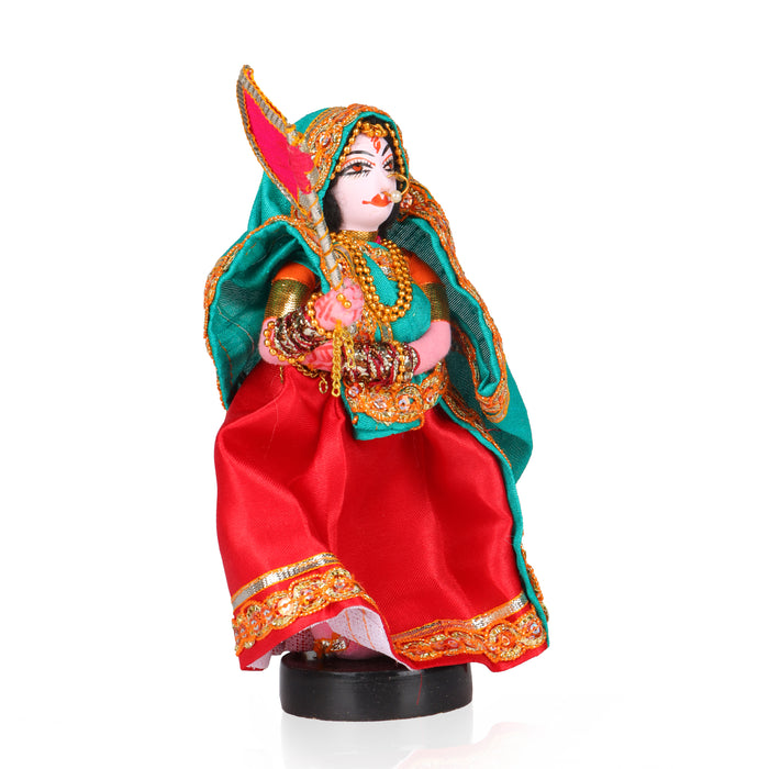 Cloth Doll - 8 Inches | Golu Doll/ Dasara Doll/ Golu Bommai for Navratri Decor/ Assorted Design