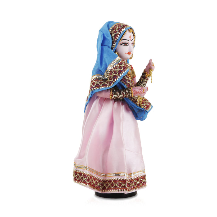 Cloth Doll - 10 Inches | Golu Doll/ Dasara Doll/ Golu Bommai for Navratri Decor/ Assorted Design