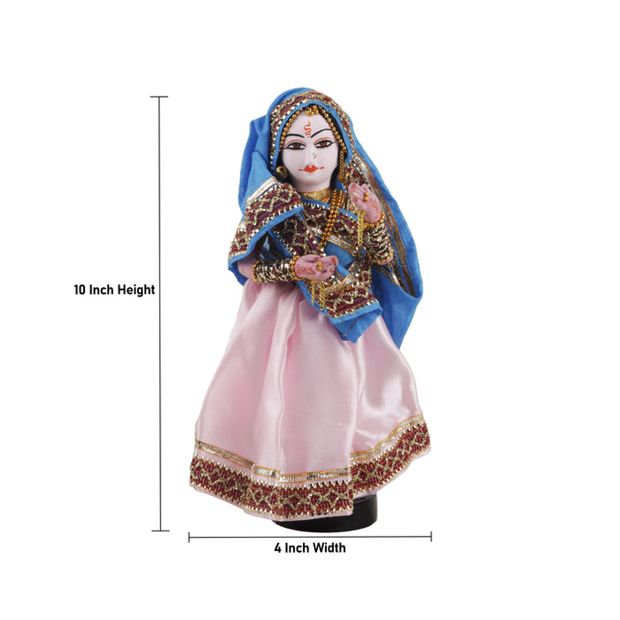 Cloth Doll - 10 Inches | Golu Doll/ Dasara Doll/ Golu Bommai for Navratri Decor/ Assorted Design