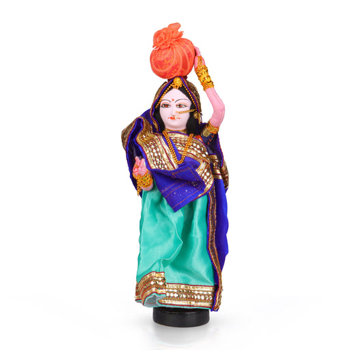 Cloth Doll - 12 Inches | Golu Doll/ Dasara Doll/ Golu Bommai for Navratri Decor/ Assorted Design - Cloth Kolu Bommai