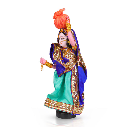Cloth Doll - 12 Inches | Golu Doll/ Dasara Doll/ Golu Bommai for Navratri Decor/ Assorted Design - Cloth Kolu Bommai