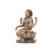 Lakshmi Idol - 3 x 2 Inches | Resin Statue/ Brass Polish Laxmi Murti/ Laxmi Idol for Pooja - Fibre Murties