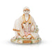 Saibaba Statue - 6.5 x 5.5 Inches | Resin Statue/ Sai Baba Vigraham for Pooja/ 1.205 Kgs Approx - Fibre Murties