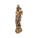 Painted Standing Krishna Murti - 30 x 9 Inches |Silver Krishna Idol/ Lord Krishna Statue For Home Decor - Fibre Murties