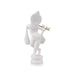 Krishna Murti - 6 x 2.5 Inches | Resin Statue/ Standing Krishna Statue/ Krishna Idol for Pooja - Fibre Murties