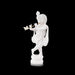 Krishna Murti - 6 x 2.5 Inches | Resin Statue/ Standing Krishna Statue/ Krishna Idol for Pooja - Fibre Murties