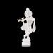 Krishna Murti - 6 x 2.5 Inches | Resin Statue/ Standing Krishna Statue/ Krishna Idol for Pooja - Fibre Murties