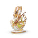 Saraswati Murti - 8 x 7.5 Inches | Saraswati Idol Sitting On Swan/ Resin Statue for Pooja/ 1.040 Kgs Approx - Fibre Murties