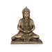 Anjaneya Statue - 7 x 6 Inches | Resin Statue/ Brass Polish Hanuman Statue for Pooja/ 1.485 Kgs Approx - Fibre Murties
