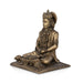 Anjaneya Statue - 7 x 6 Inches | Resin Statue/ Brass Polish Hanuman Statue for Pooja/ 1.485 Kgs Approx - Fibre Murties