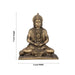 Anjaneya Statue - 7 x 6 Inches | Resin Statue/ Brass Polish Hanuman Statue for Pooja/ 1.485 Kgs Approx - Fibre Murties