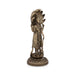 Vishnu Murti - 12 x 5 Inches | Resin Statue/ Brass Polish Vishnu Idol for Pooja/ 1.500 Kgs Approx - Fibre Murties