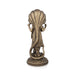 Vishnu Murti - 12 x 5 Inches | Resin Statue/ Brass Polish Vishnu Idol for Pooja/ 1.500 Kgs Approx - Fibre Murties