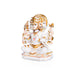 Five Face Hanuman Murti - 11 x 10 Inches | Painting Brass Statue / Anjaneyar Sculpture For Home Decor - Brass Murties