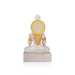Annapoorani Statue - 10 x 6 Inches | Marble Murti/ Annapoorneshwari Statue/ Annapurneshwari Idol for Pooja - Fibre Murties