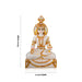 Annapoorani Statue - 10 x 6 Inches | Marble Murti/ Annapoorneshwari Statue/ Annapurneshwari Idol for Pooja - Fibre Murties