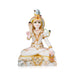 Painted Shivan Statue - 10 x 6 Inches | Sitting Shiva Idol/ Marble Murti for Pooja - Fibre Murties