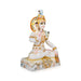 Painted Shivan Statue - 10 x 6 Inches | Sitting Shiva Idol/ Marble Murti for Pooja - Fibre Murties