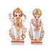 Laxmi Vishnu Murti Pair | Lord Vishnu Shaligram | Marble Vishnu Laxmi Statue