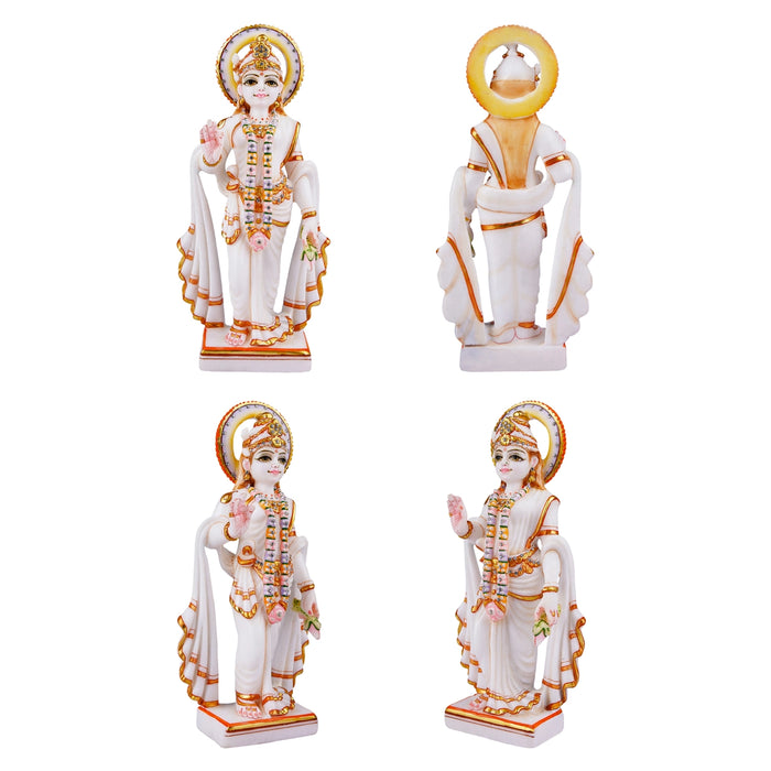 Laxmi Vishnu Murti Pair | Vishnu Lakshmi Marble Murti | Vishnu Laxmi Ji Murti